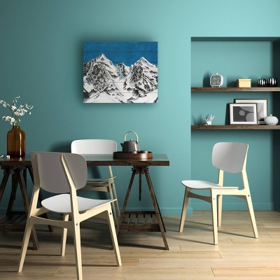 Trademark Fine Art Michael Willett Pristine Peaks I Wood Slat Art