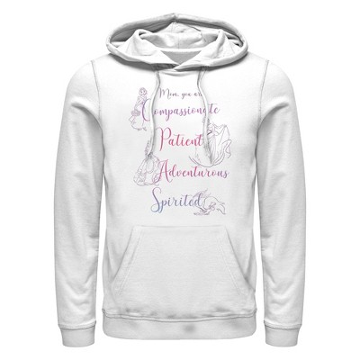 Men's Disney Princess Mom Qualities Pull Over Hoodie