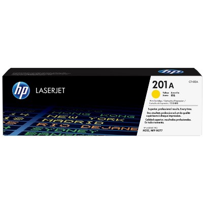 HP 201A Yellow Original LaserJet Toner Cartridge, ~1,330 pages, CF402A