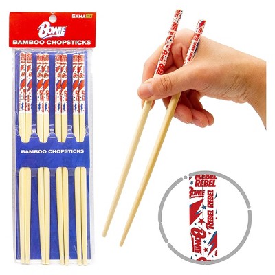 GAMAGO David Bowie Cast Bamboo Chopsticks | Set of 4