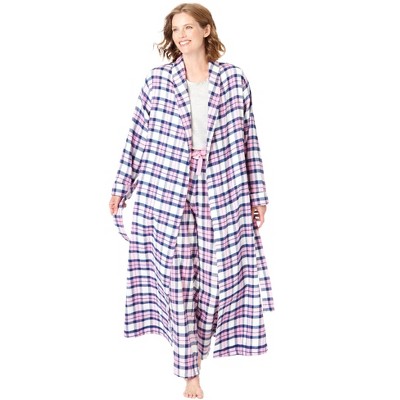 Dreams & Co. Long Flannel Robe