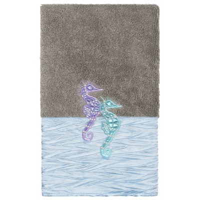 Linum Home Textiles 100% Turkish Cotton SOFIA Embellished Towel Set
