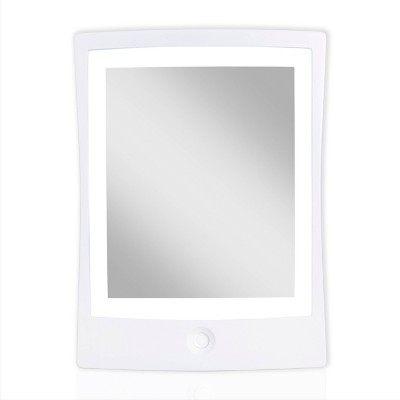 Zadro 2"x7" Rechargeable LED Water Bathroom Vanity Mirror with Squeegee