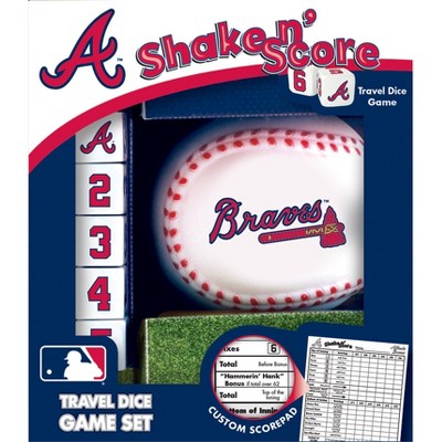 MasterPieces Officially Licensed MLB Atlanta Braves Shake N' Score Dice Game for Age 6 and Up