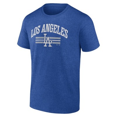 MLB Los Angeles Dodgers Men's Bi-Blend Short Sleeve T-Shirt