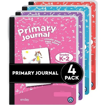 Enday Primary Journal Composition Notebook, Full Page Ruled - 100 Sheets
