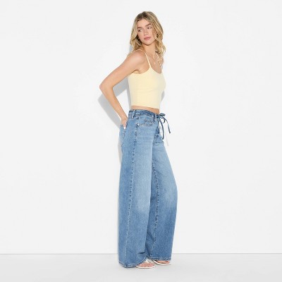 Women's Low-Rise Baggy Jeans - Wild Fable™