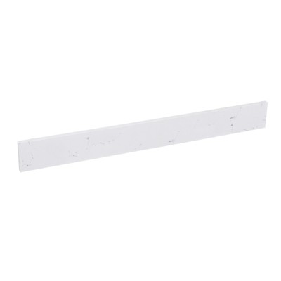 PROOX 60 in. W Engineered Stone Backsplash in White