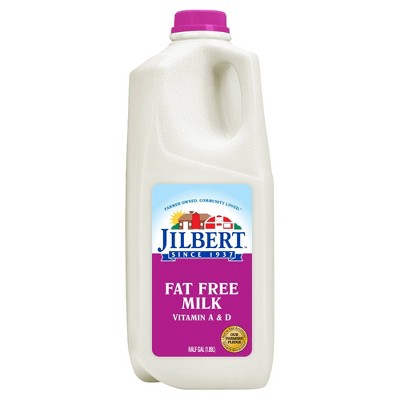 Jilbert's Fat-Free Skim Milk - 0.5gal