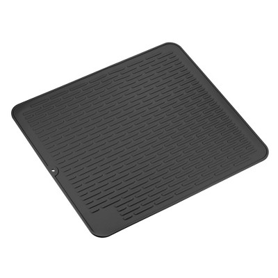 Unique Bargains Silicone Non-slip High-temperature resistant Flexible Dish Drying Mat 1 Pc