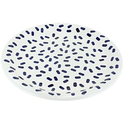 Blue Rose Polish Pottery Zaklady Dinner Plate