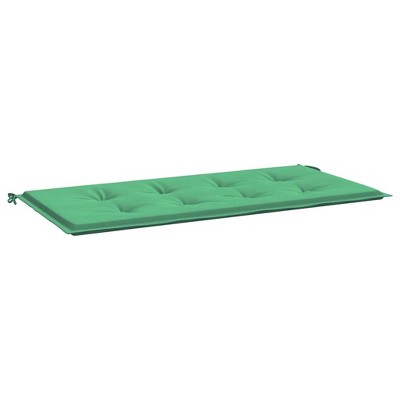 vidaXL Outdoor Bench Seat Cushion - Comfortable Oxford Polyester Fabric in Green 47.2"x19.7"x1.2" – Ideal Garden Furniture Accessory