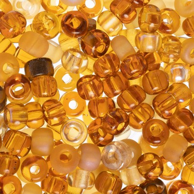 John Bead 22g 2/0 Topaz Mix Czech Glass Seed Beads for Jewelry Bracelet Necklace Making
