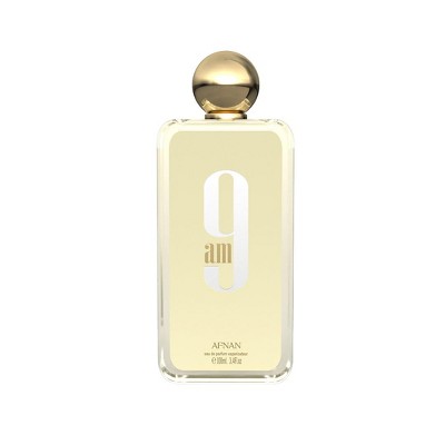 Afnan 9AM Eau de Parfum Unisex EDP Spray, 3.4 oz Long Lasting Perfume for Men and Women