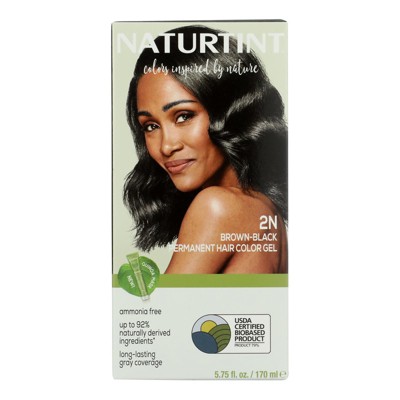 Naturtint Black Brown Permanent Hair Color 2N - 5.6 fz