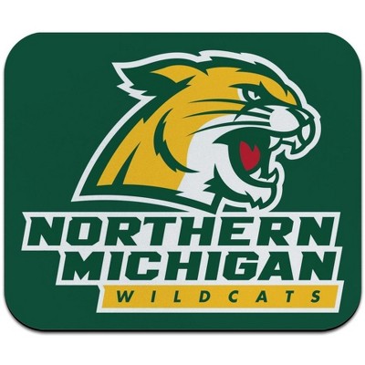 Northern Michigan Wildcats Logo Low Profile Thin Mouse Pad