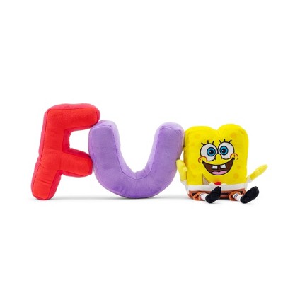 Golden Bell Studios Nickelodeon SpongeBob SquarePants "FUN" 10-Inch Plush