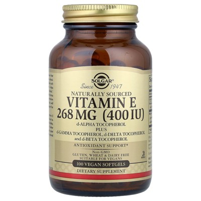 Solgar Vitamin E, 268 mg (400 IU), 100 Vegan Softgels