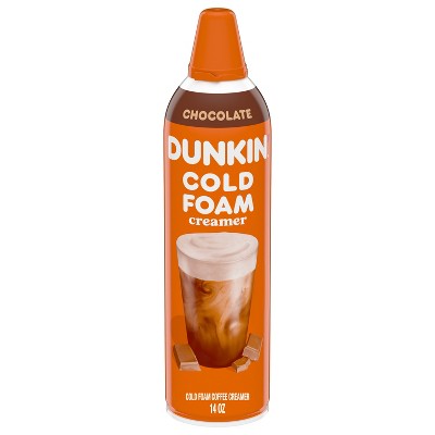 Dunkin' Donuts Coffee Creamer Cold Foam Chocolate Creamer - 14oz