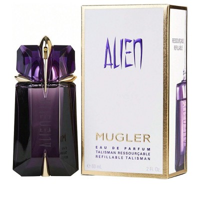 Alien By Thierry Mugler Women Citruses, Mandarin Orange, Moroccan Jasmine, White Flowers, White Amber, Cashmeran Eau De Parfum Spray Refillable 2 Oz