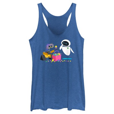 Women's Wall-E Easter Basket Fun Racerback Tank Top