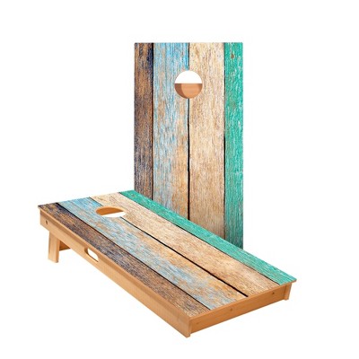 Skip's Garage | Painted Beach Wood Cornhole Boards - ACA Star Series