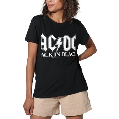 Women's ACDC Back in Black Loose T-Shirt