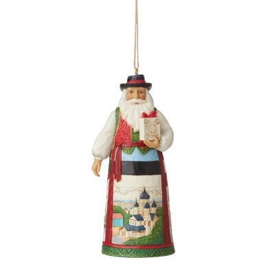 Jim Shore 4.5 Inch Baltic Santa Ornament Tree Ornament , Heartwood Creek (1PC)