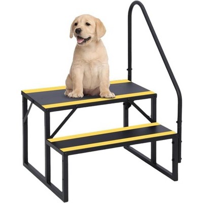 2/3/4/5 Step RV Step Stool with Handrail – Portable Pool Ladder with Non-Skid Tapes, Camper Steps for RV, Mobile Home