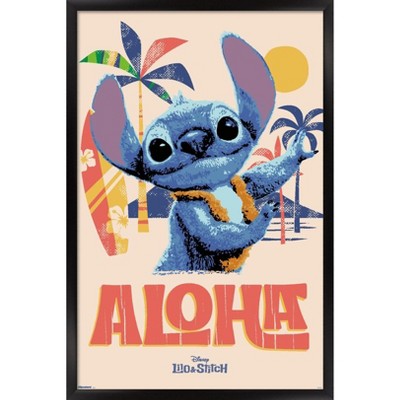 Trends International Disney Lilo & Stitch (2025) - Aloha Framed Wall Poster Prints