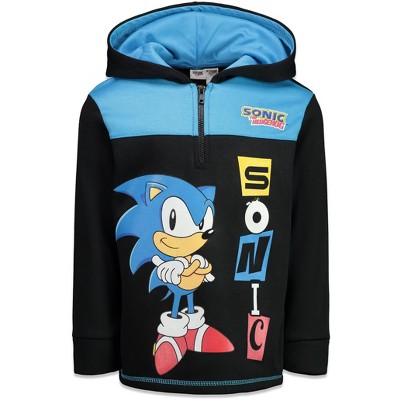 Sonic the Hedgehog Fleece Half Zip Hoodie Little Kid to Big Kid