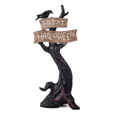 32" Halloween Tree with Sign - National Tree Company