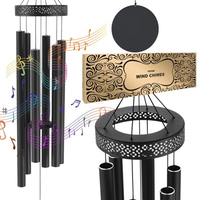VEVOR Wind Chimes for Outside, 58 in, Deep Tone Wind Chimes with 6 Tubes, Unique Large Memorial Wind Chimes for Anniversary, Amazing Outdoor Decor