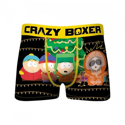 Mens Crazy Boxers South Park Kenny Christmas Light Boxer Briefs