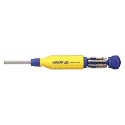 Megapro  Multi-Bit Screwdriver, NumBits 6 151SS-B