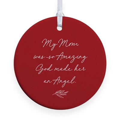 So Amazing God Made An Angel Personalized Round Ornament