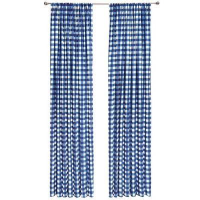 The Lakeside Collection United Plaids Window Panels