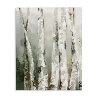 Stupell Industries Birch Green Forest Canvas Art