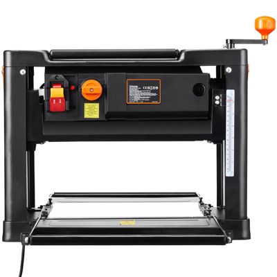VEVOR Benchtop Thickness Planer, Dual Speed, 13" Wide Table, Equipped with Three Blades, 15-Amp 2000W Motor, Includes 12" Extended Input Table