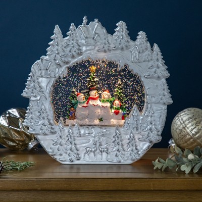 Northlight LED Lighted Caroling Snowmen Christmas Snow Globe - 9.5"
