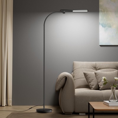 Honeywell Full Spectrum Color Adjustable Gooseneck LED Floor Lamp Versatile Use for Living Room Bedroom Office