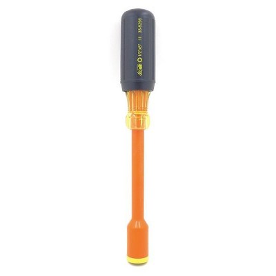 IDEAL  Nut Driver,1/2",Solid,Ins,5" 35-9296