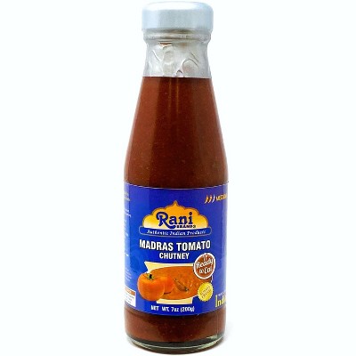 Madras Tomato Chutney - 7oz (200g) - Rani Brand Authentic Indian Products