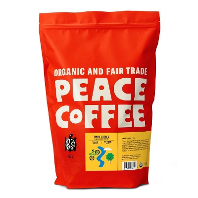 Peace Coffee Twin Cities Dark Roast Whole Bean Coffee - 5lbs