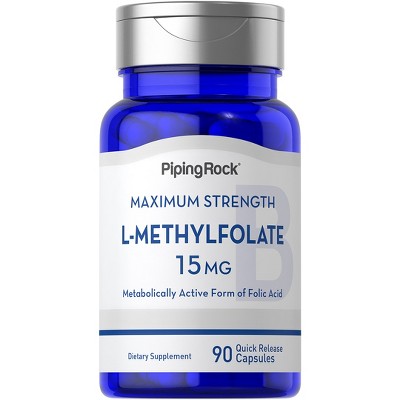 Piping Rock L-Methylfolate 15 mg | 90 Capsules