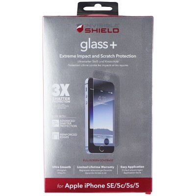 ZAGG Invisible Shield Glass+ Screen Protector for iPhone SE/5C/5S/5