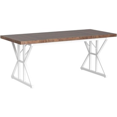 Tribesigns 70.86-Inch Rectangular Wood Dining Table for 6 People