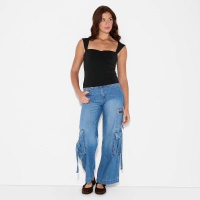 Women's Synthetic Open Back Tank Top - Wild Fable™