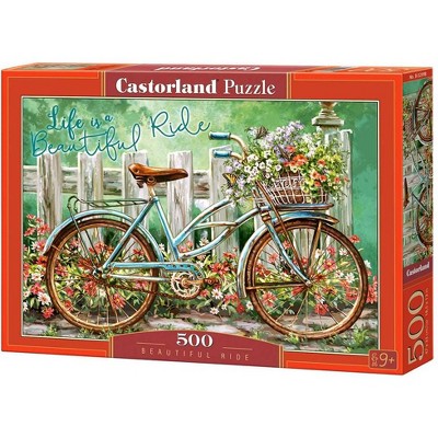 500 Piece Jigsaw Puzzle, Beautiful Ride, Bicycle, Art Puzzle, Adult Puzzles, Castorland B-52998