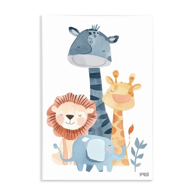 Stupell Industries Gentle Nursery Animals Wall Plaque Art